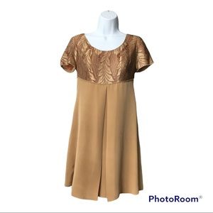 Gold Cocktail Dress